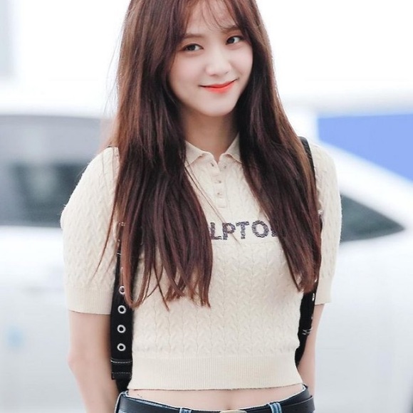 Sculptor Worldwide Glitter Cable Knit Top in Black - Picture 5 of 6